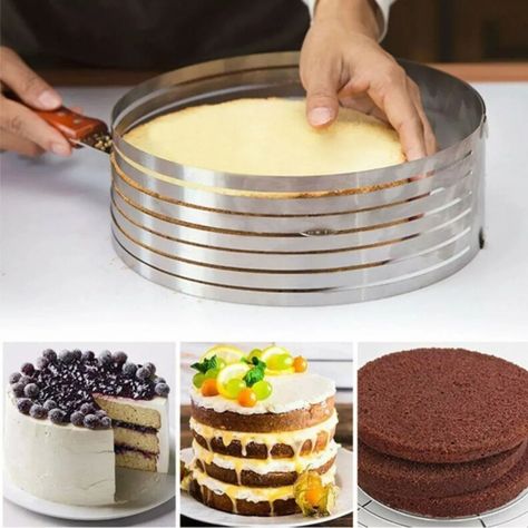 Molde Para Cortar Bizcocho Acero Inox Repostería 24 - 30 Cm - Norplat-1