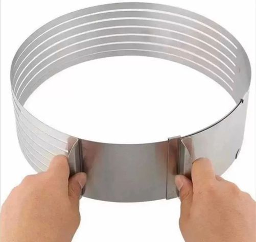 Molde Para Cortar Bizcocho Acero Inox Repostería 24 - 30 Cm - Norplat-2