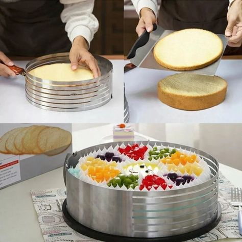 Molde Para Cortar Bizcocho Acero Inox Repostería 24 - 30 Cm - Norplat-3
