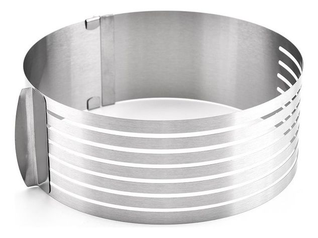 Molde Para Cortar Bizcocho Acero Inox Repostería 24 - 30 Cm - Norplat-5