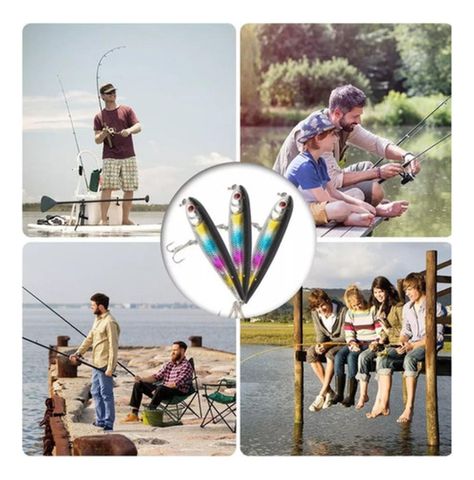 Kit 104 Piezas Señuelo Cebo Moscas Anzuelos Pesca - Norplat-4