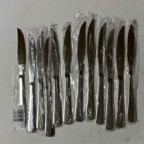 Pack 12 Cuchillos De Asado Acero Inoxidable 22cm - Norplat-6