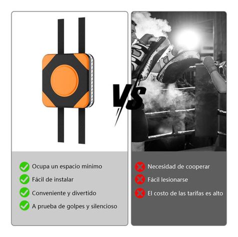 Almohadilla De Boxeo Con Velcro A Pared Foco Entrena Norplat-6