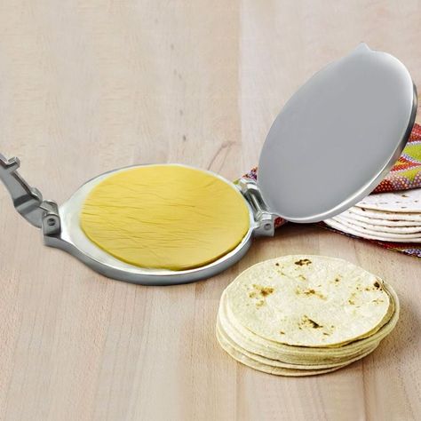 Prensa Para Tortillas Fajitas Patacones Masa Cocina 20 Cm - Norplat-2