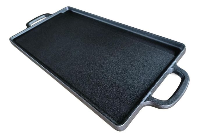 Plancha Bifera Norplat Reversible Hierro Fundido 50x23cm Xl-4