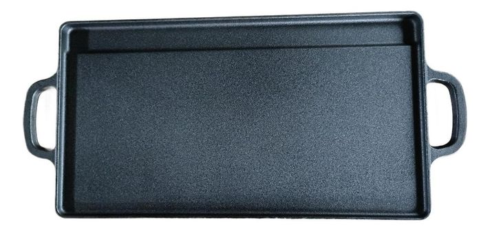 Plancha Bifera Norplat Reversible Hierro Fundido 50x23cm Xl-6