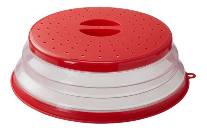 Tapa Microondas 27cm Plegable Anti Salpicadura - Norplat-0