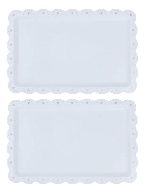 Set 2 Bandejas Rectangular Norplat Ideal Para Brazo De Reina-0