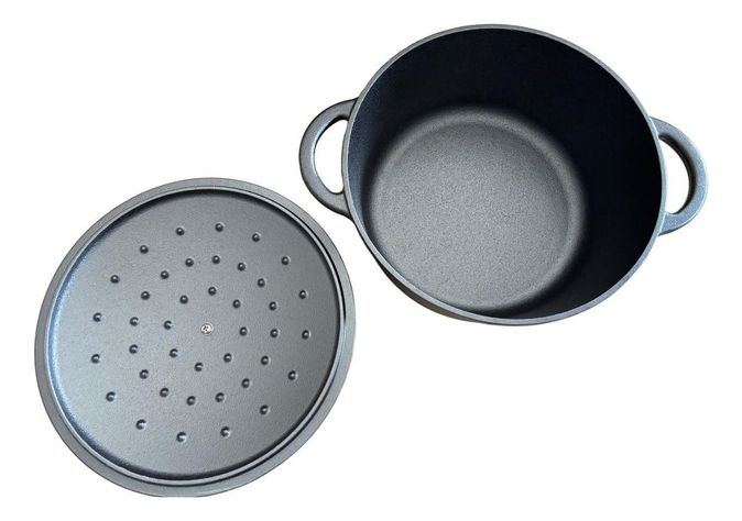 Olla De Hierro Fundido 24 Cm 3.5 Lts - Va Al Horno - Norplat-1