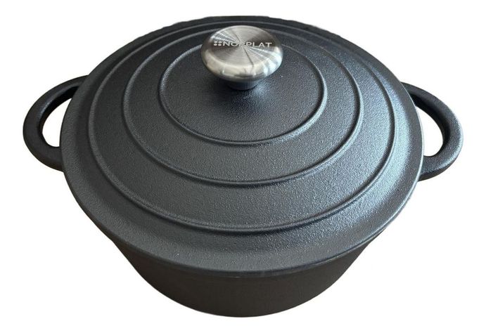 Olla De Hierro Fundido 24 Cm 3.5 Lts - Va Al Horno - Norplat-2