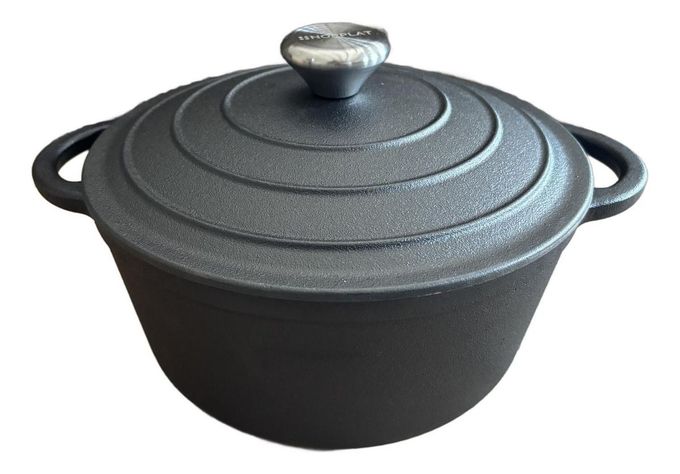 Olla De Hierro Fundido 24 Cm 3.5 Lts - Va Al Horno - Norplat-9