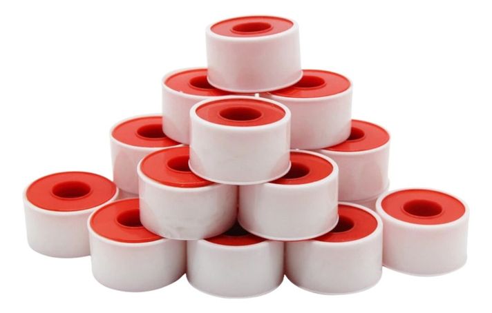 12 Cinta Tape Rigido Adhesivo Kinesiologica 2.5cm 5m Norplat-4