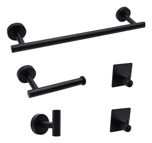 Set Baño Toalleros Porta Confort Acero Inoxidable - Norplat-0