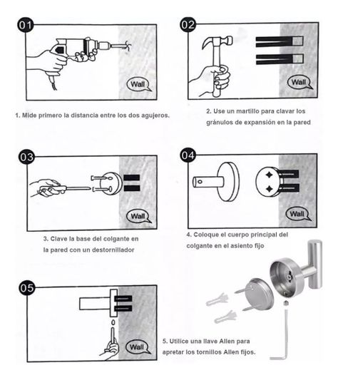 Set Baño Toalleros Porta Confort Acero Inoxidable - Norplat-4