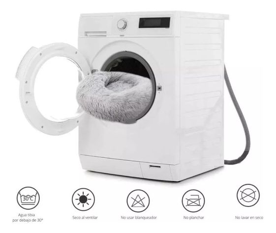 Cama Antiestrés Peluda Para Perros Y Gatos 70cm L Originales - Norplat-2