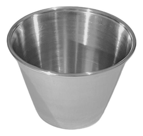 12 Pocillos Salsero Dips Acero Inoxidable 70ml - Norplat-1