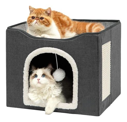 Cama Para Gatos Casa Plegable Gatos Perros Pequeños Norplat -0
