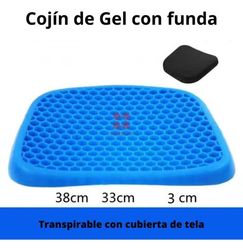 Cojin Silla Goma Gel Casa Auto Oficina Ergonómico - Norplat-2