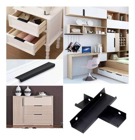 10 Tiradores Para Muebles Cocina Tornillos Manillas Norplat-5