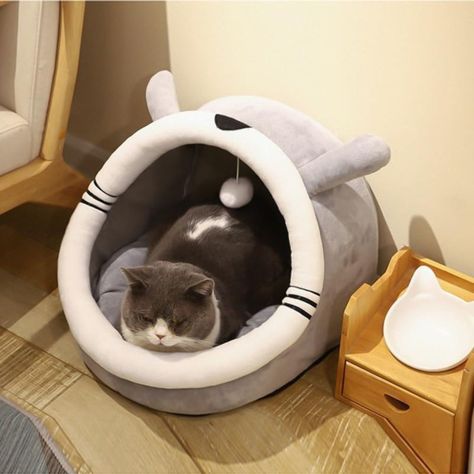 Casa Cama Plush Iglú Nido Mascota Perro Gatos - Norplat-1
