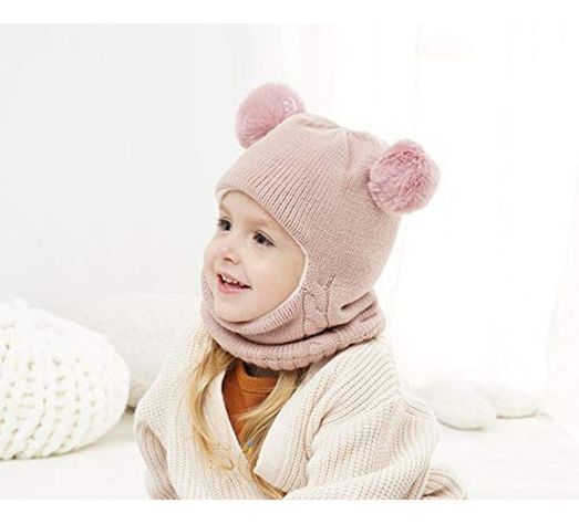 Gorro Con Cuello Bebés 6m A 2 Años Invierno Abrigado Norplat-2
