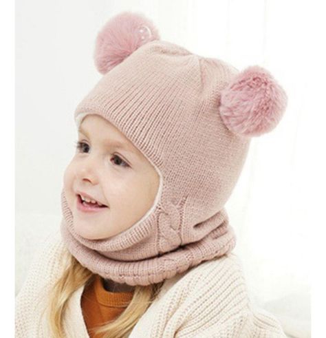 Gorro Con Cuello Bebés 6m A 2 Años Invierno Abrigado Norplat-5