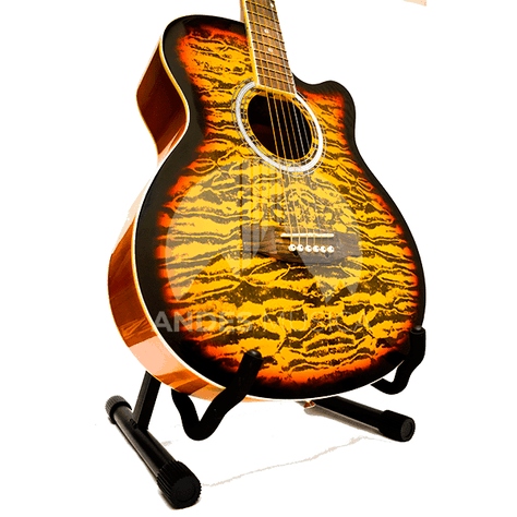 Soporte plegable para guitarra negro MACROTEL-2