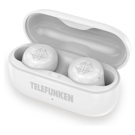 Audifonos Inalambricos Blancos BTH102 Telefunken-1