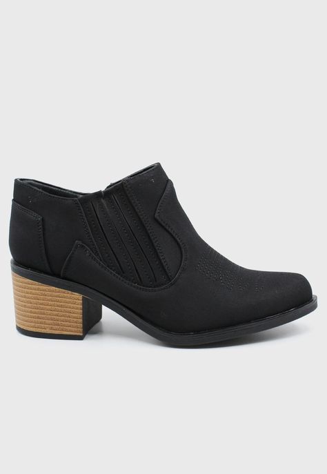 BOTIN STYLO CARLOTA BLACK ST2128BK-1