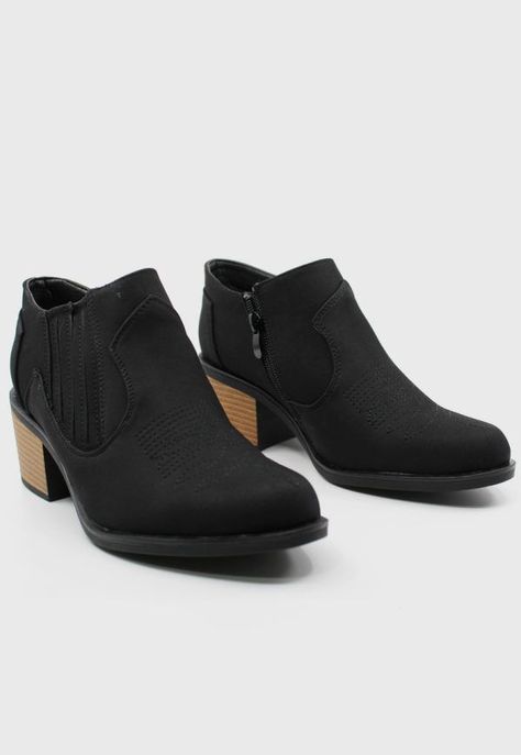 BOTIN STYLO CARLOTA BLACK ST2128BK-2