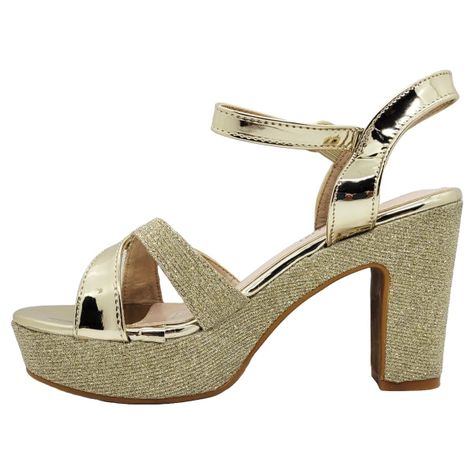 SANDALIA DE FIESTA HUALUNAOTE GOLD | R126-1