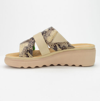 Sandalia Mujer Brown Franjas New Walk 0926-3-40-2