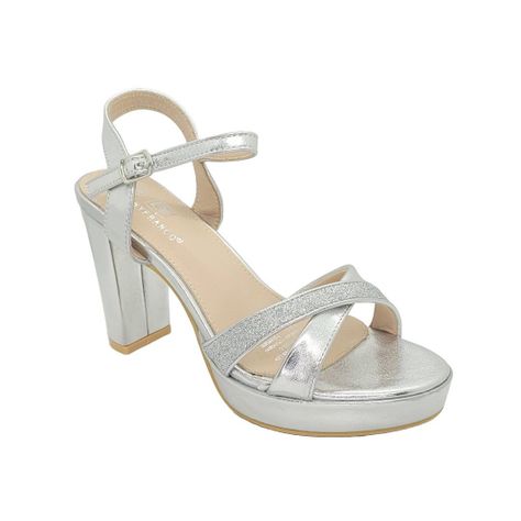 Sandalia De Fiesta Bonny Franco Silver 384-5511-0