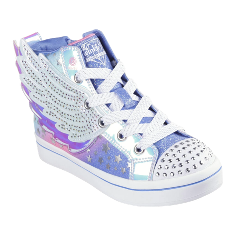 ZAPATILLAS SKECHERS TWINKLE TOES TWO-LITES 2.0 CELESTES (NI-0