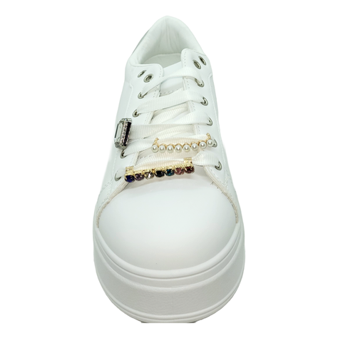 ZAPATILLAS WEIDE BLANCO/PLATEADO | ZW03-2