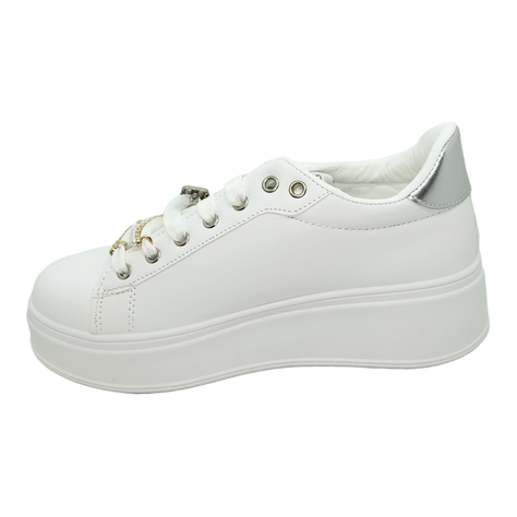 ZAPATILLAS WEIDE BLANCO/PLATEADO | ZW03-3