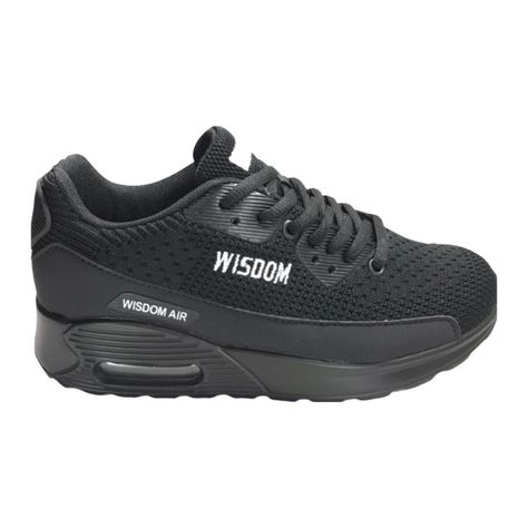 ZAPATILLAS WISDOM NEGRO W035-1