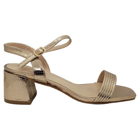 SANDALIAS DE FIESTA HUALUNAOTE CHAMPAGNE | T2112-0