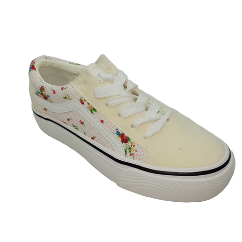ZAPATILLAS BOTELI MUJER WHITE D10-3