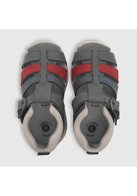 SANDALIAS COLLOKY CERRADA GRIS | 337701-3