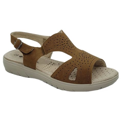 SANDALIA PASSER CARAMELO MUJER 220-16-0