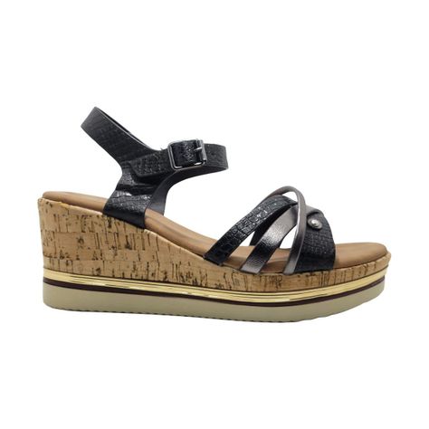 SANDALIAS DE FIESTA ALQUIMIA NEGRO 3519-1