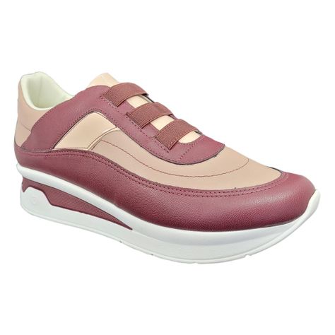 Zapatilla Piccadilly Borgoña PI-NAPA SOFT-0