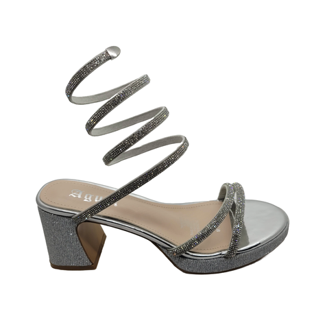 SANDALIAS DE FIESTA AGUXI SILVER 2100-0