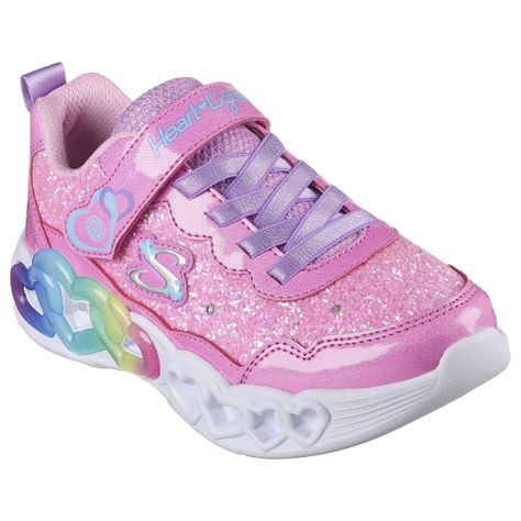 Zapatillas Skechers Infinite Heart Lights Fresh Love Niñas 303752L-PKLP-0