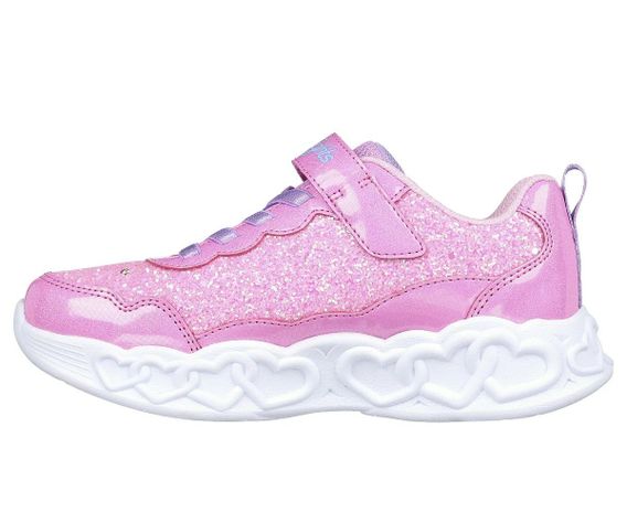 Zapatillas Skechers Infinite Heart Lights Fresh Love Niñas 303752L-PKLP-4