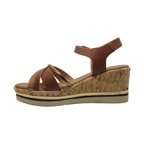 SANDALIAS DE FIESTA ALQUIMIA CARAMELO 3519-2