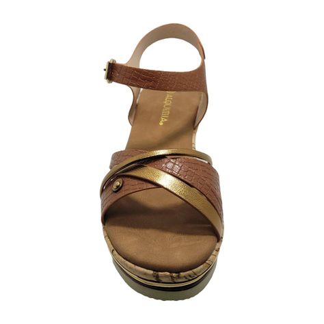SANDALIAS DE FIESTA ALQUIMIA CARAMELO 3519-3