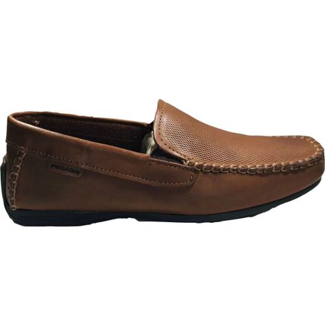 Mocasín de Cuero Pegada 140763-05-1
