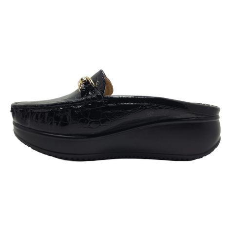 ZAPATOS DE DESCANSO ABIERTOS HUALUNAOTE NEGRO | H-125-1